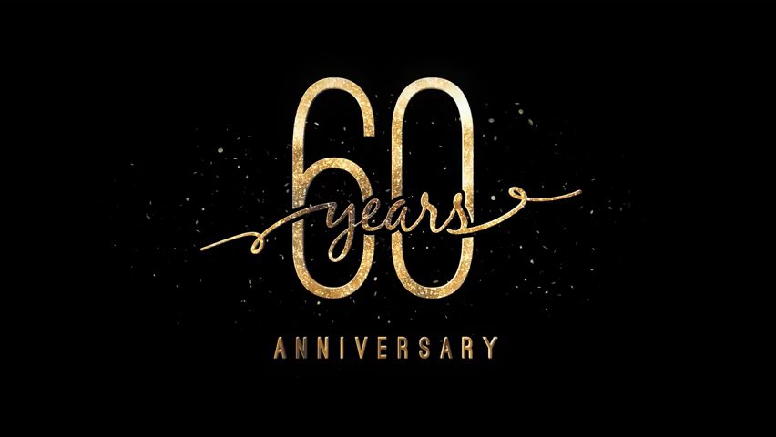 Video of golden 60 year anniversary animation