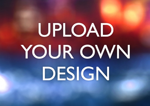 A6 landscape template for uploading your own design.