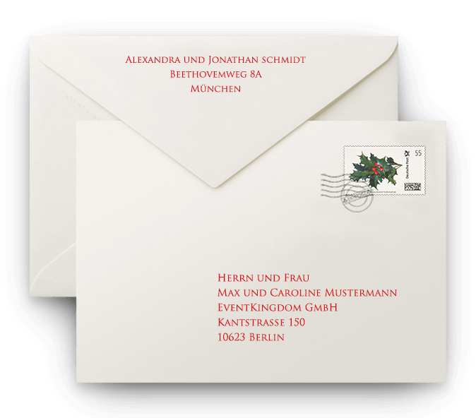 Hochwertiger Umschlagdruck