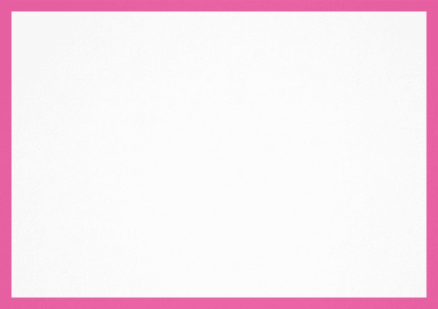 White card with elegant border in various colors. Pink.