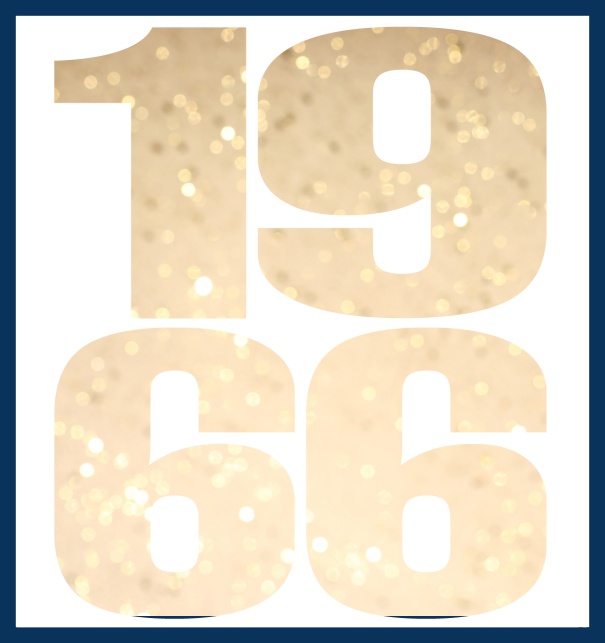 Oniine invitation card with cut out 1966 for own photo Navy.