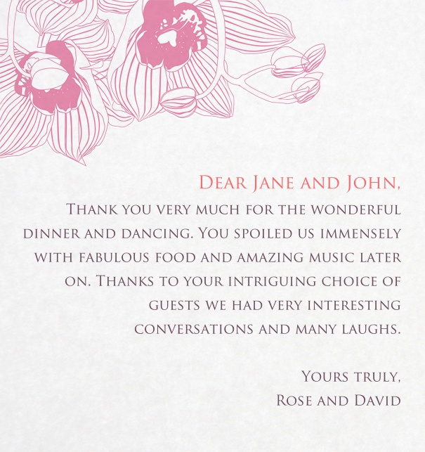 Floral online wedding card