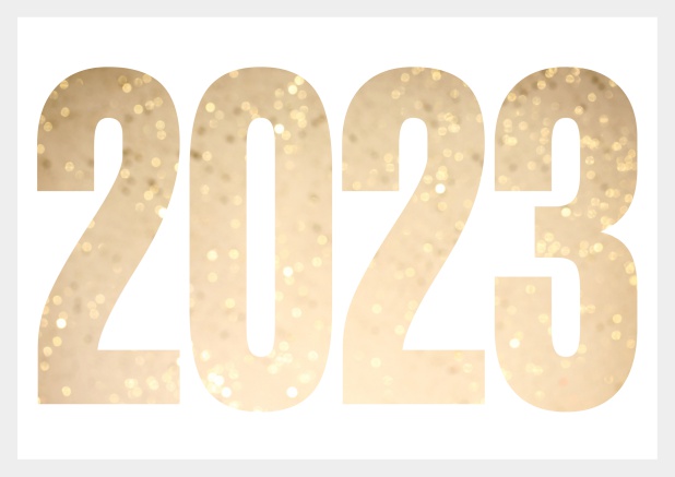 2023 cut out - Grey - 2023 cards Online Invitation card with cut out 2023 for own photo Grey.