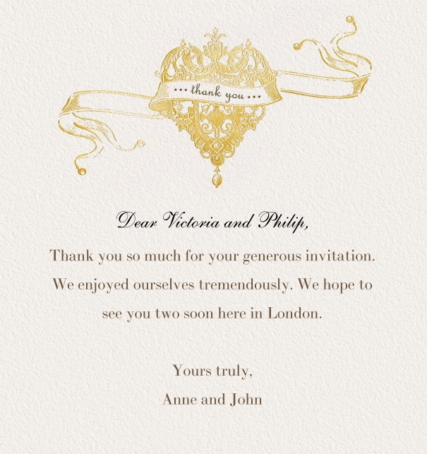 Goldene Onlinekarte für Hochzeiten gestaltet von Bell'Invito.