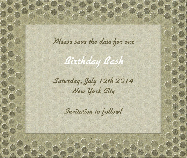 Main Boat Tour - Free designs Grey Modern Event Save the Date Card with Geometric Border.