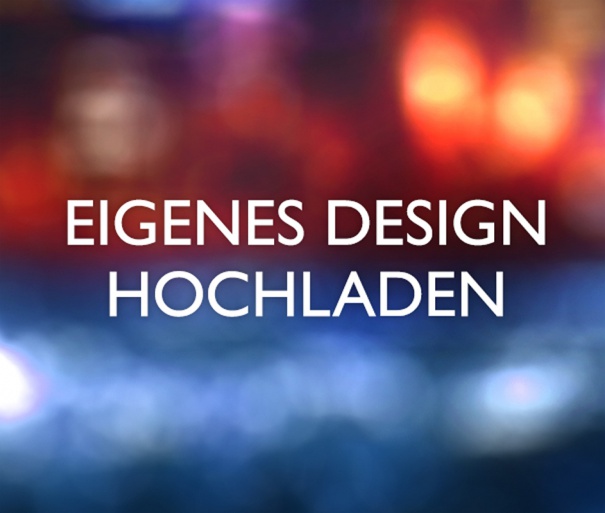 Querformatvorlage zum Hochladen eines eigenen Designs.