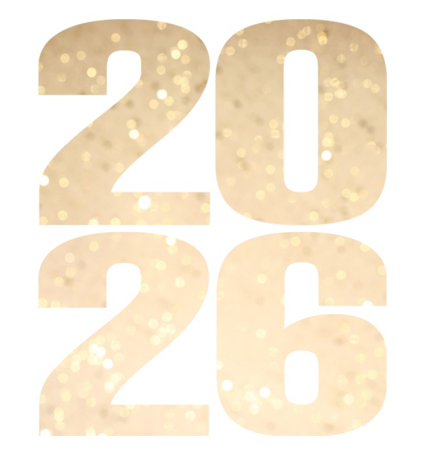 Large Online Invitation card with cut out 2026 White.