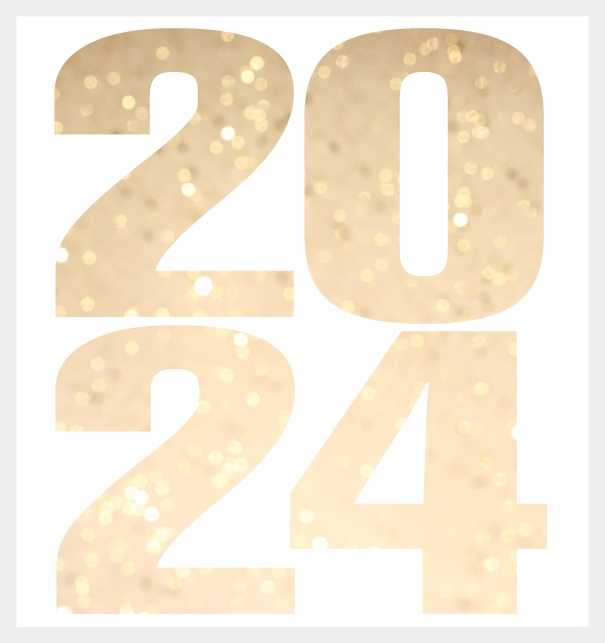 2024 cut out large - Grey - most popular Online Invitation card with cut out 2024 for own image Grey.