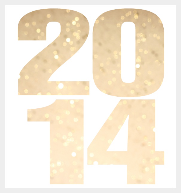 2014 cut out large - Grey - 10th Anniversary Online Invitation card with cut out 2014 for own image Grey.