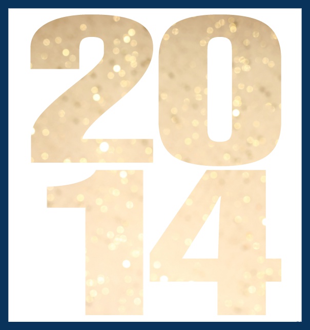 2014 cut out large - Navy - 10th Anniversary Online Invitation card with cut out 2014 for own image Navy.