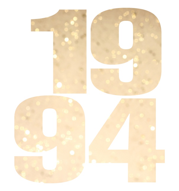 1994 cut out large - White - 30th Birthday Online Invitation card with cut out 1994 for own image White.