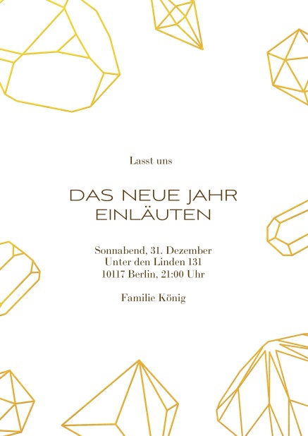 Neujahrskarte