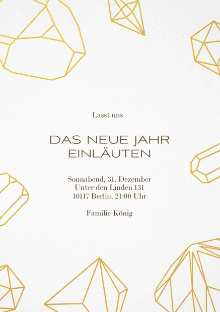 Neujahrskarte