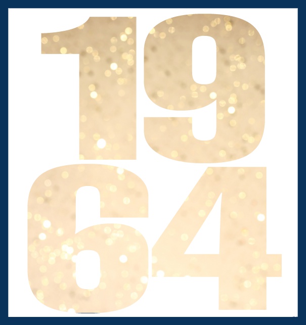 1964 cut out large - Navy - 60th Birthday Online Invitation card with cut out 1964 for own image Navy.