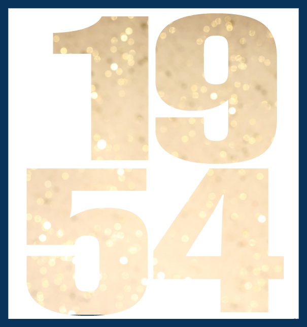 1954 cut out large - Navy - 70th Birthday Online Invitation card with cut out 1954 for own image Navy.