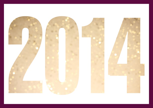 founded 2014 - Purple - 10th Anniversary Online Invitation card with cut out 2014 for optional own photo Purple.