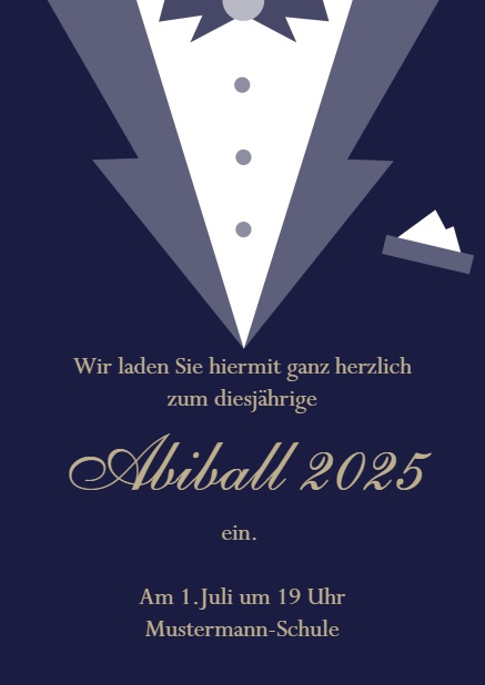 Online Einladung zum Abifest 25 mit Smoking Marine.