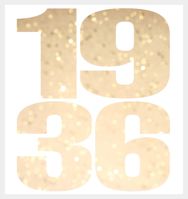 Oniine invitation card with cut out 1936 for own photo Grey.