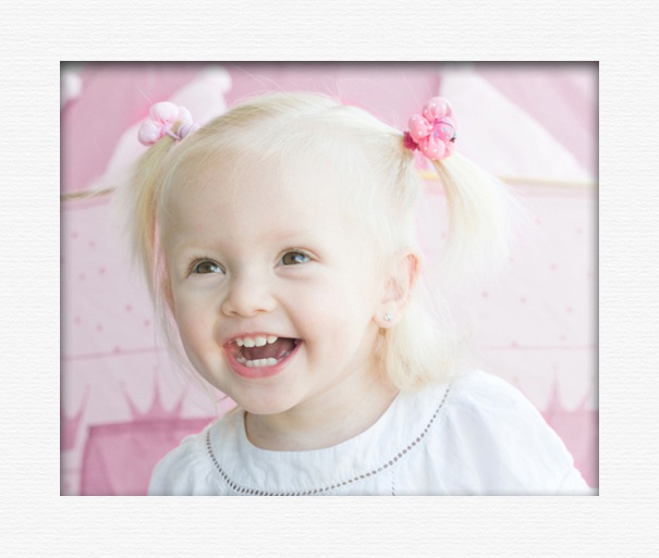 Customizable Photo Invitation Card for baby photos with grey border.
