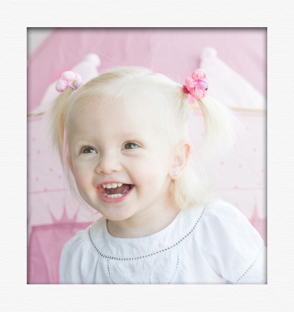 Customizable Photo Invitation Card for baby photos with grey border.