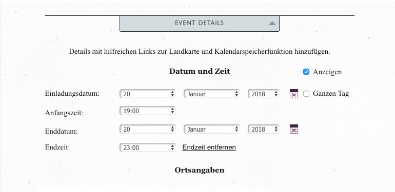 Eventdetails kopieren