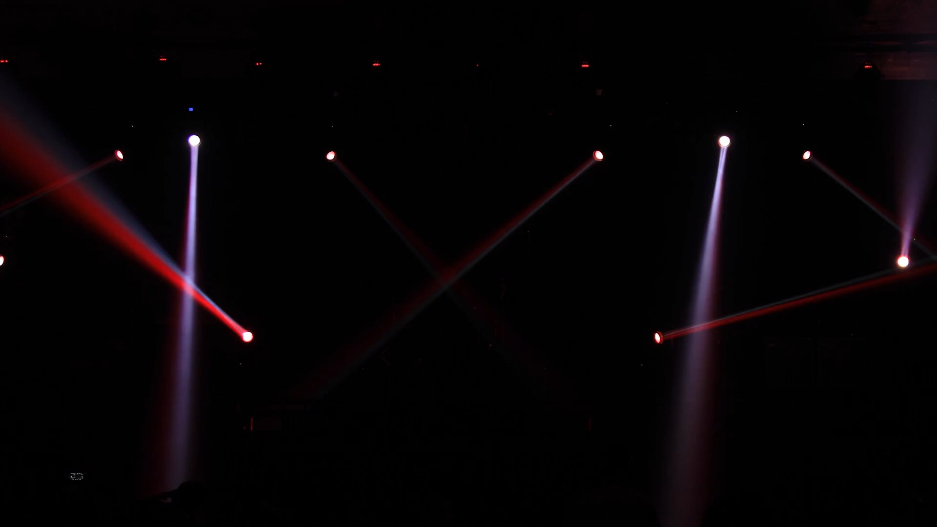 Video von Lichtern bei einem Musikfestival
