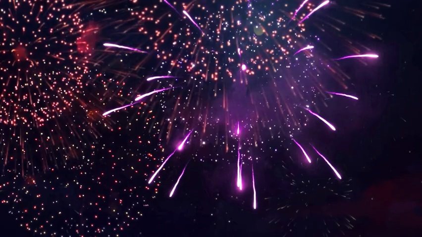 Video of a grand Fireworks celebration