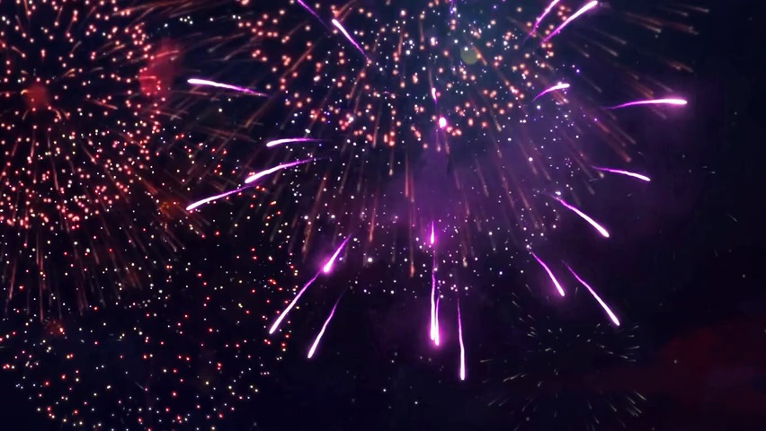 Video von einem grandiosen Feuerwerk