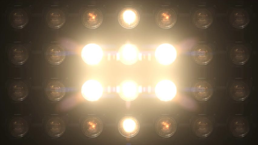 Video von hellen, leuchtenden Lichtern