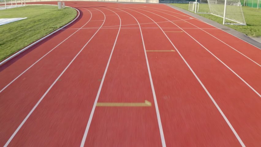 Video of track & field race track