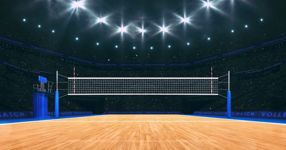 Video eines Volleyball Felds